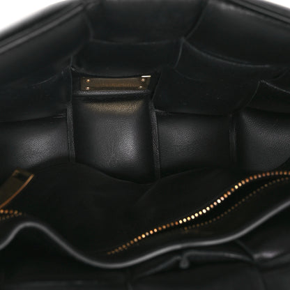 Bottega Veneta Lambskin Maxi Intreccio Padded Chain Cassette Crossbody Bag Black 5 of 10