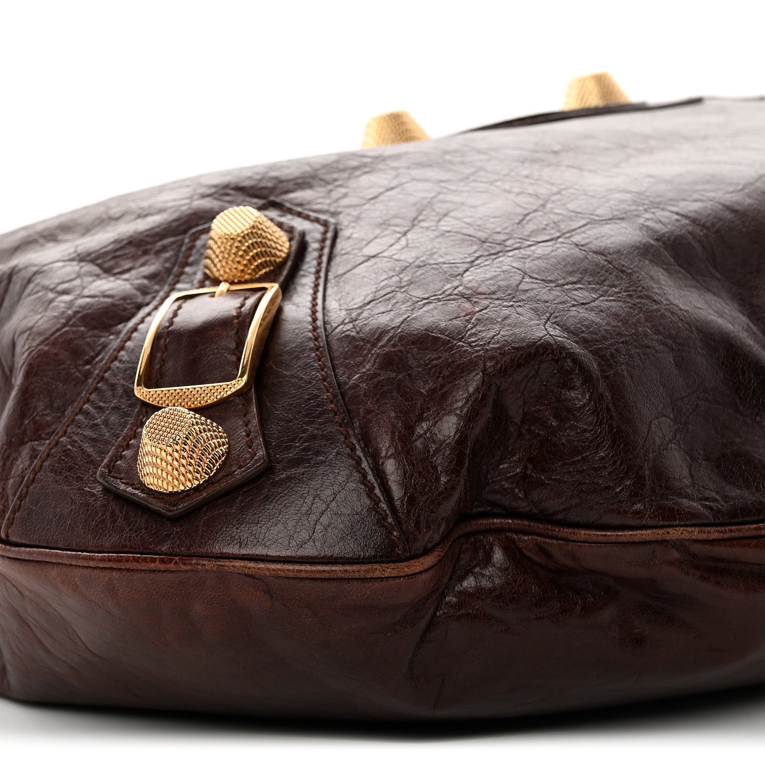 Balenciaga Chevre Giant 21 Gold Hardware Hobo Mogano 10 of 13