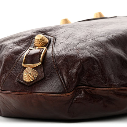 Balenciaga Chevre Giant 21 Gold Hardware Hobo Mogano 10 of 13