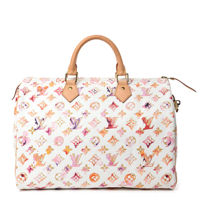Louis Vuitton Watercolor Aquarelle Speedy 35 White 1 of 10