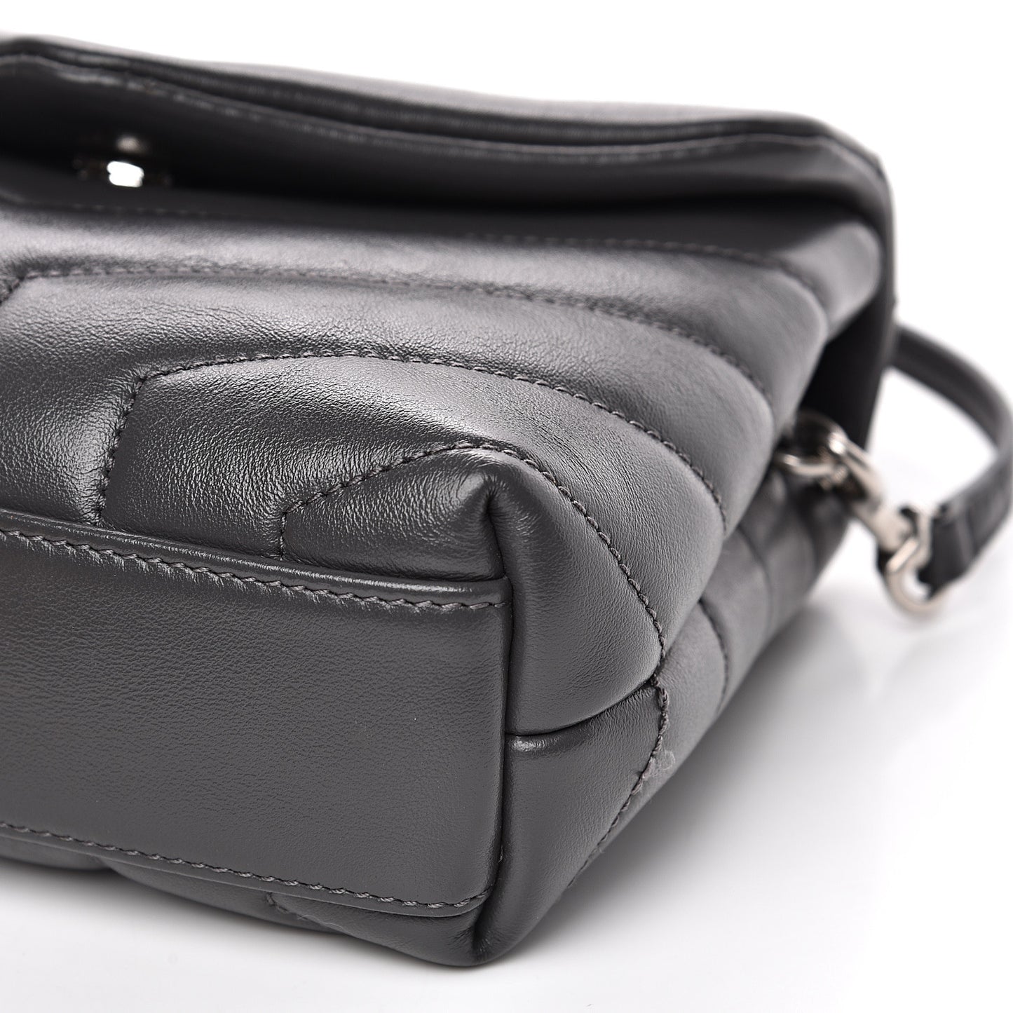 Calfskin Y Quilted Monogram Toy Loulou Crossbody Bag Storm