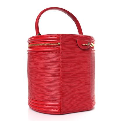 Louis Vuitton Epi Cannes Castillan Red 3 of 9