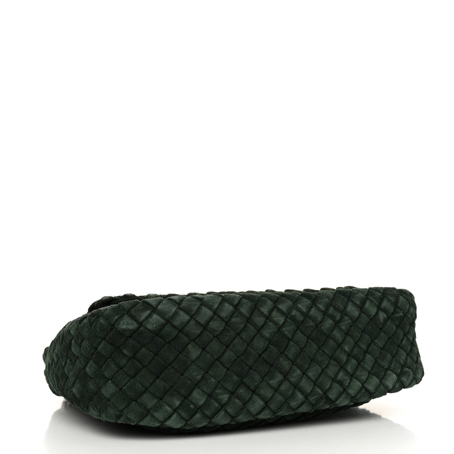 Bottega Veneta Suede Intrecciato Small Cobble Messenger Bag Emerald Green 4 of 13