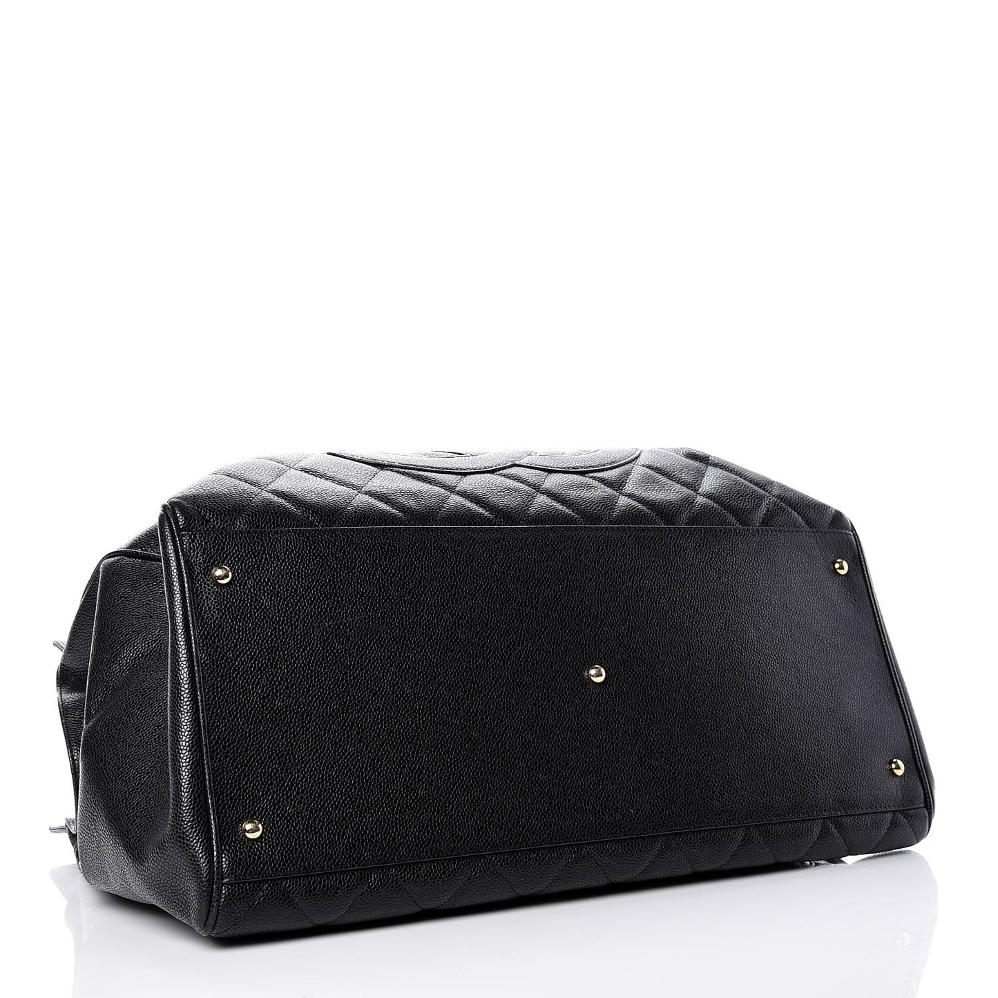 Caviar Quilted CC Tote Black