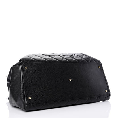 Chanel Caviar Quilted CC Tote Black 4 of 14