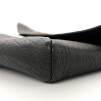 Saint Laurent Supple Lambskin Small Cassandre Chain Pouch Black 10 of 11