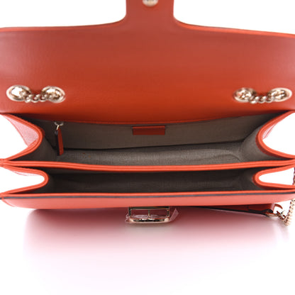 Gucci Dollar Calfskin Interlocking G Shoulder Bag Sun Orange 5 of 9