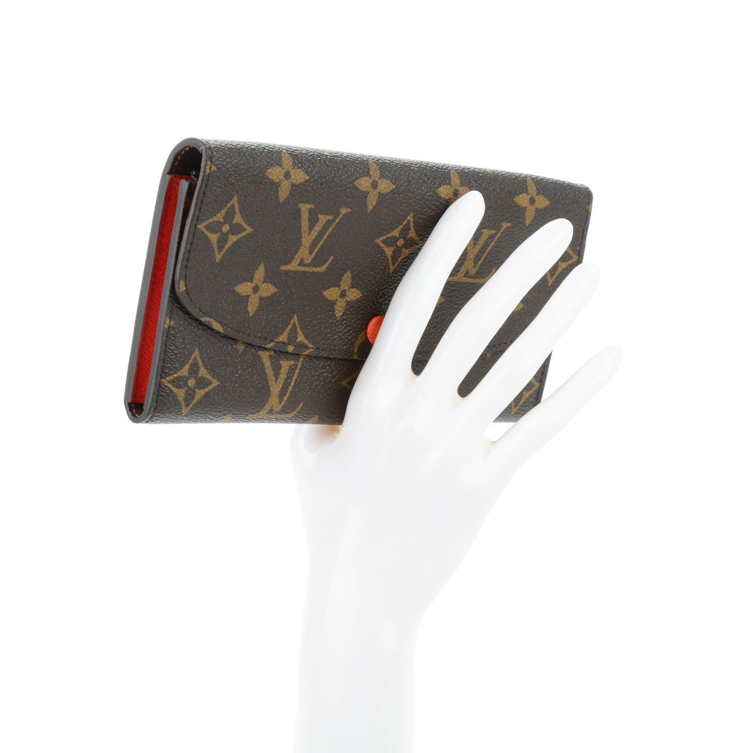 Louis Vuitton Monogram Emilie Wallet Piment 2 of 7