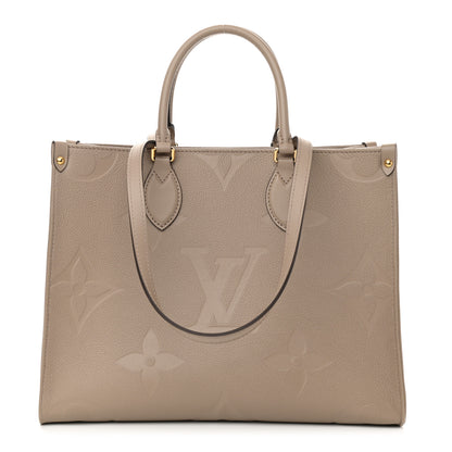 Louis Vuitton Empreinte Monogram Giant Onthego MM Tourterelle 1 of 10