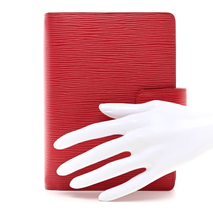Louis Vuitton Epi Medium Ring Agenda Cover Red 2 of 7