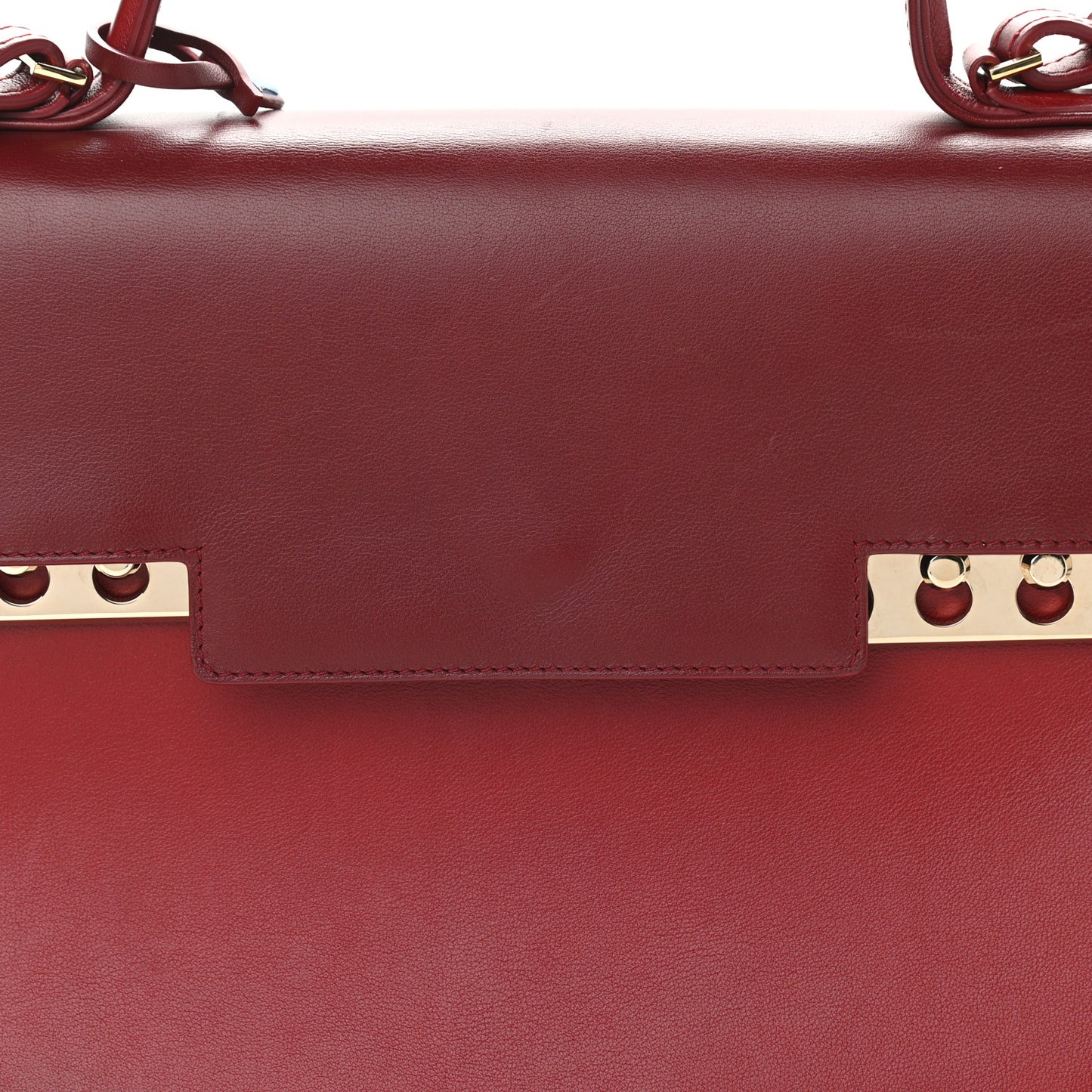 Calfskin GM Tempete Satchel Red