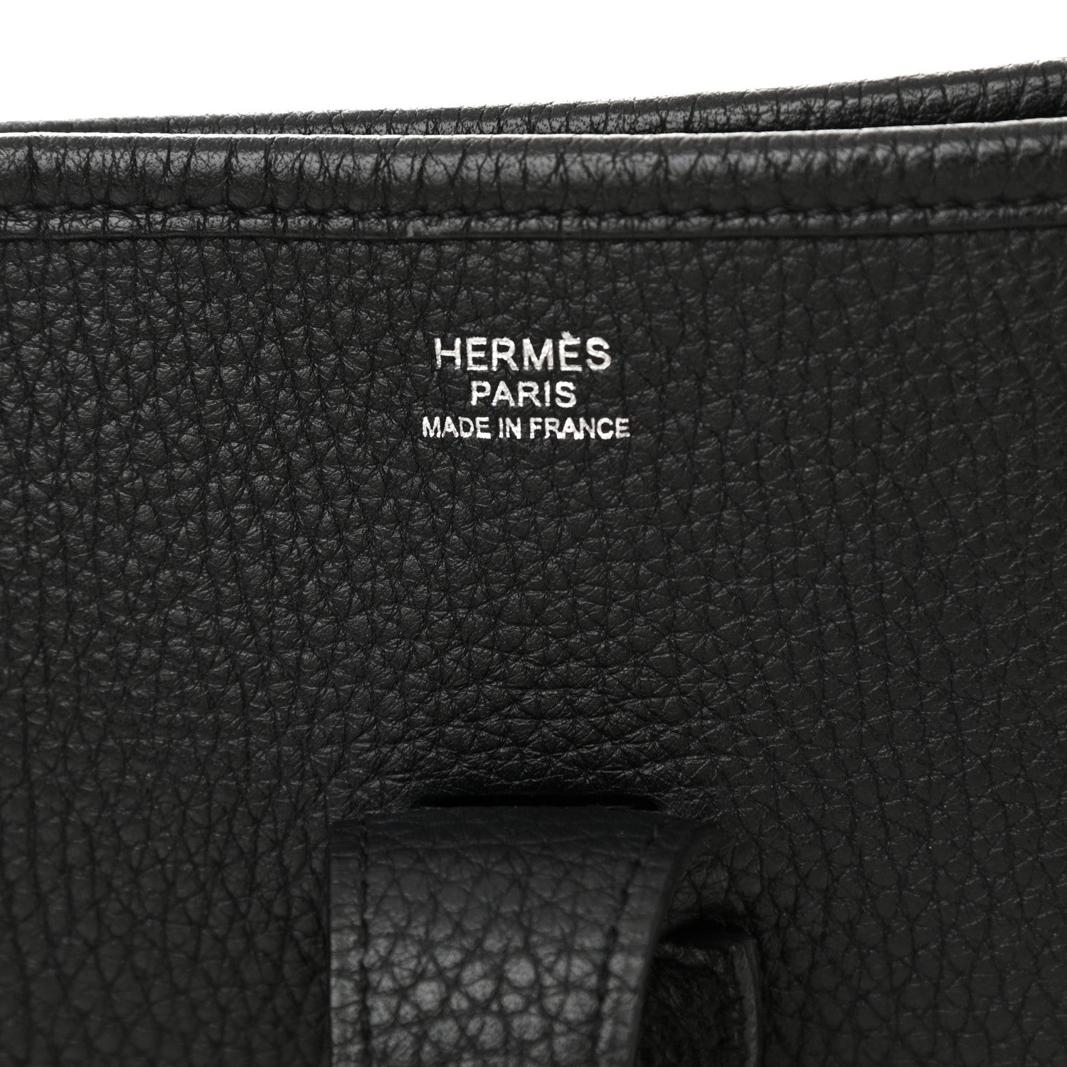 Hermes Taurillon Clemence Evelyne III GM Black 6 of 11