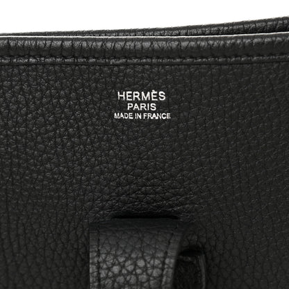 Hermes Taurillon Clemence Evelyne III GM Black 6 of 11