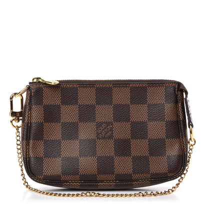 Louis Vuitton Damier Ebene Mini Pochette Accessories 1 of 8