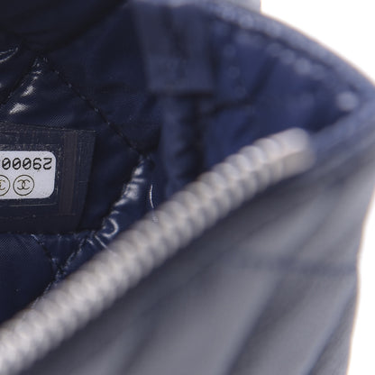 Chanel Caviar Quilted Small Pouch Navy 8 of 9