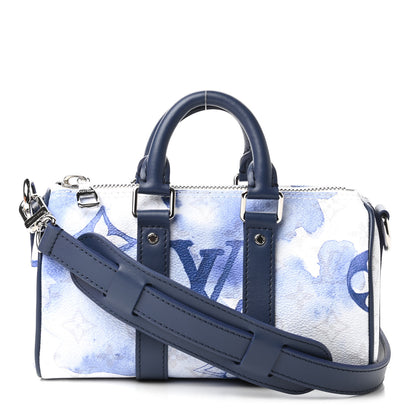 Louis Vuitton Monogram Watercolor Keepall XS Blue 1 of 11