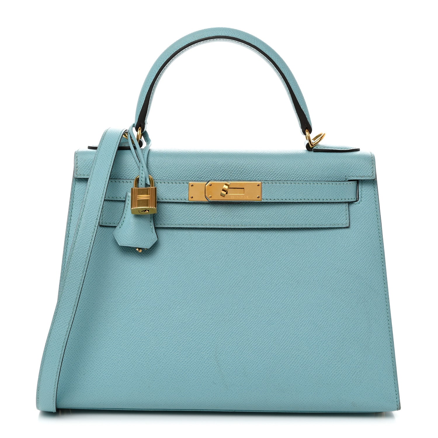 Hermes Epsom Kelly Sellier 28 Bleu Atoll 1 of 21