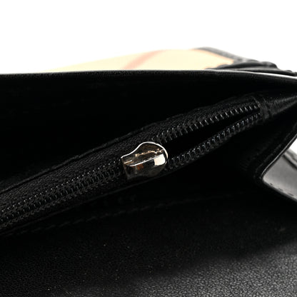 Burberry Supernova Check Continental Wallet Black 8 of 11