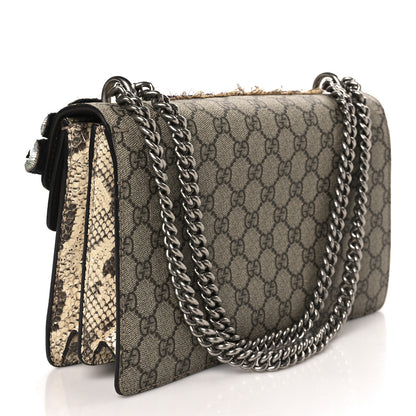 Gucci GG Supreme Monogram Python Embroidered Small Dionysus Shoulder Bag 3 of 9