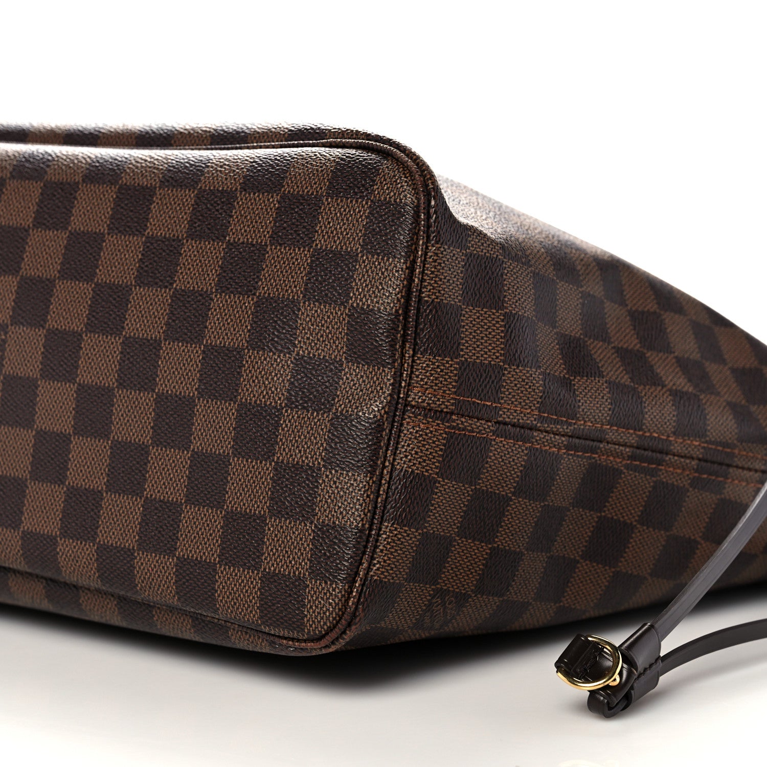 Louis Vuitton Damier Ebene Neo Neverfull MM Rose Ballerine 9 of 16