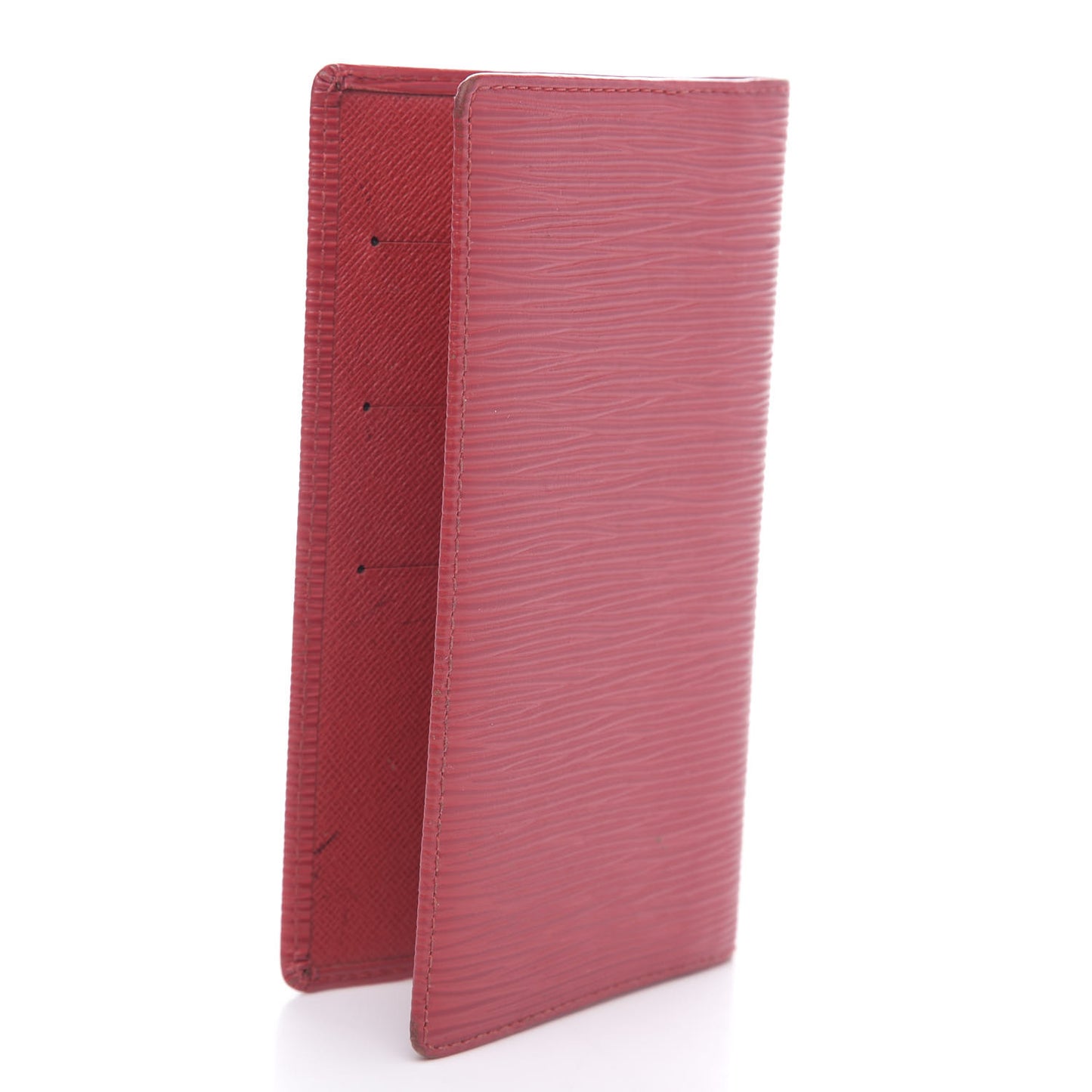 Epi Checkbook Organizer Wallet Rouge