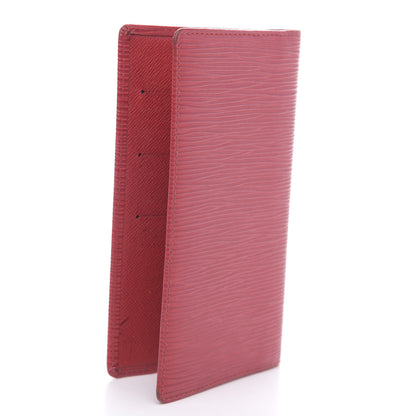 Louis Vuitton Epi Checkbook Organizer Wallet Rouge 3 of 9