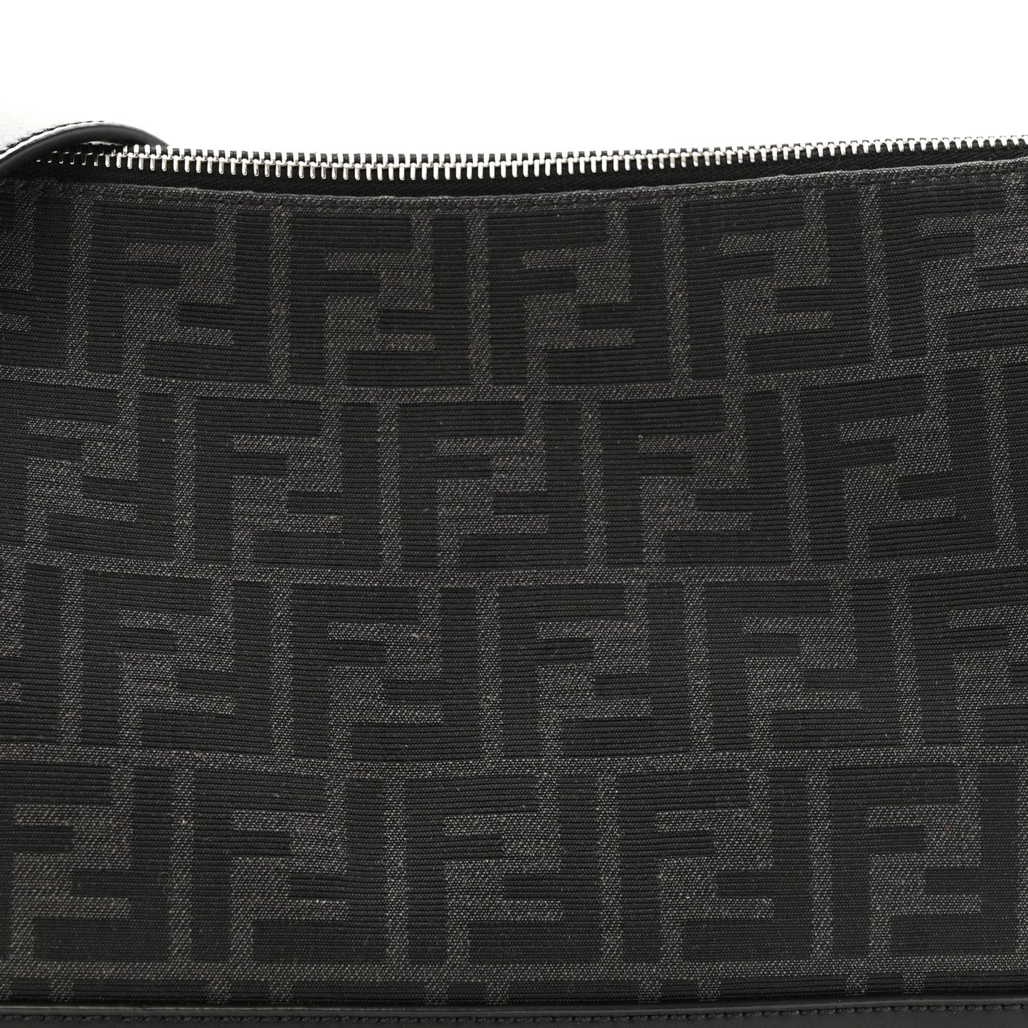 Vitello King Fabric Jacquard FF 1974 Messenger Black