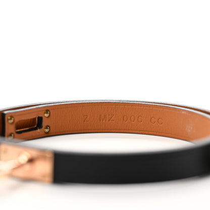 Hermes Swift Kelly Double Tour Bracelet T2 Black 5 of 7