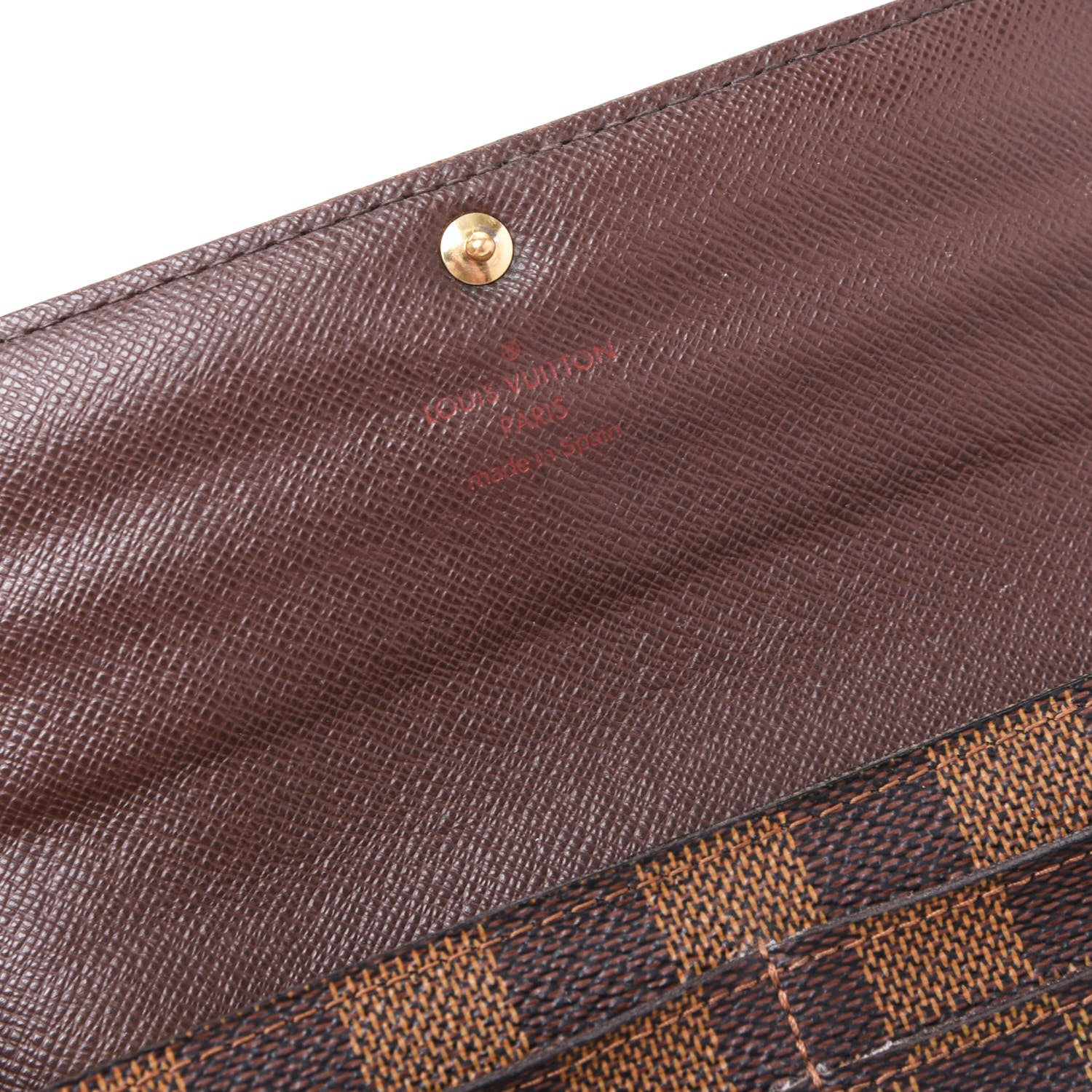 Louis Vuitton Damier Ebene Sarah Wallet 9 of 11