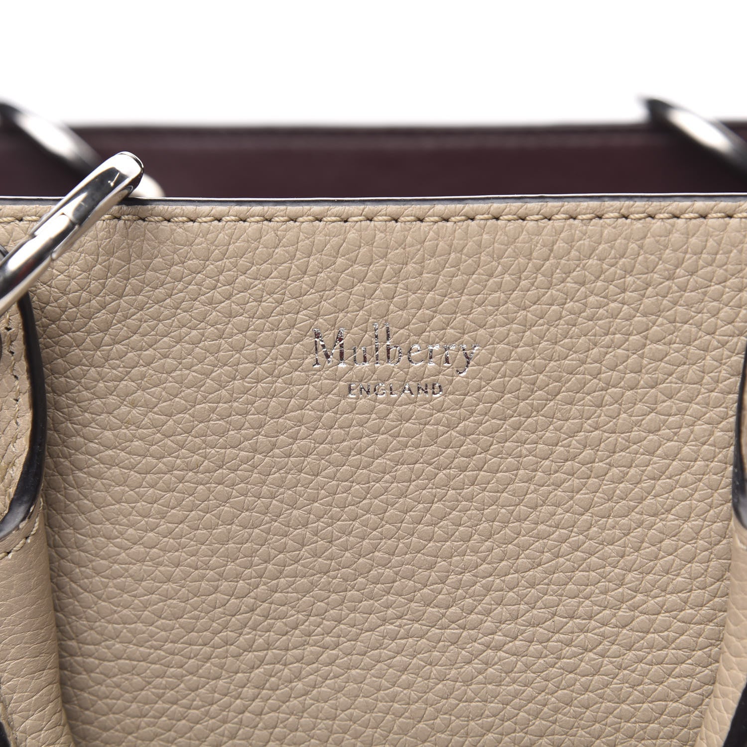 Mulberry Classic Grain Small Maple Tote Solid Grey 7 of 10