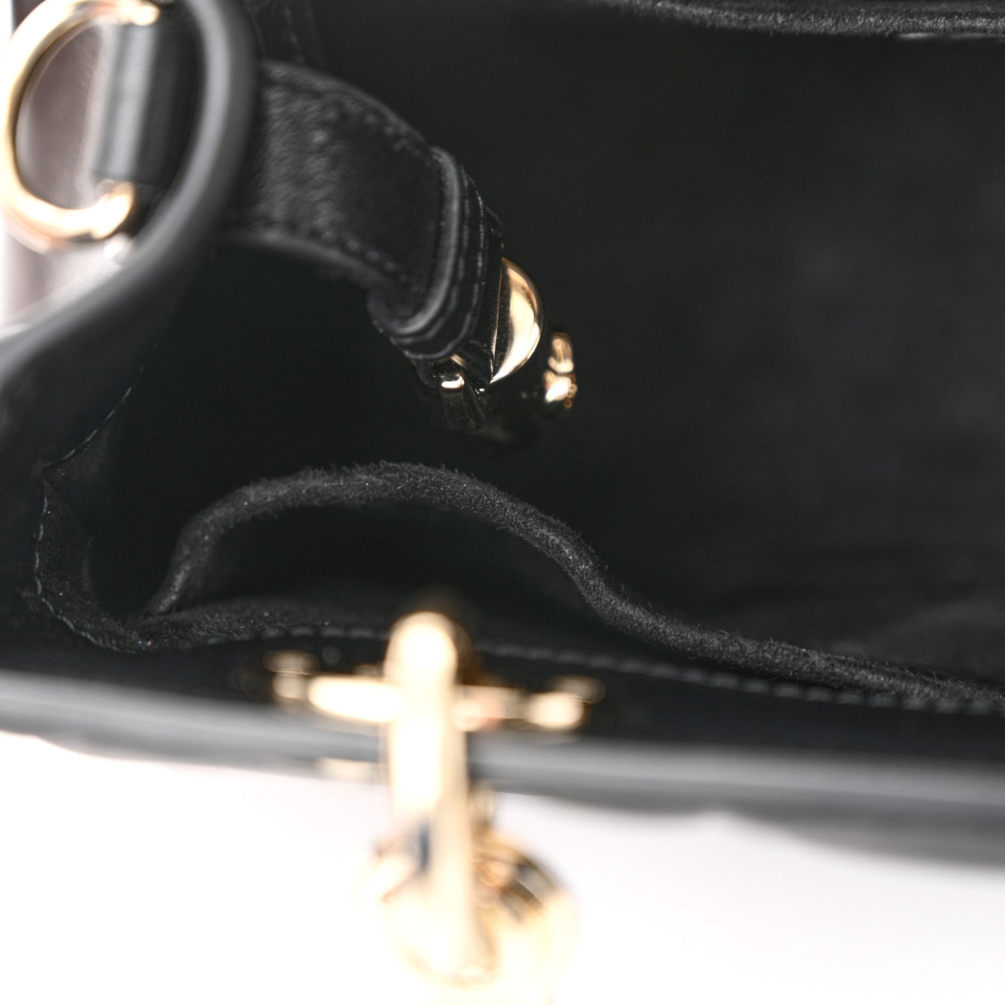 Calfskin Cannage Small The Lady 95.22 Black