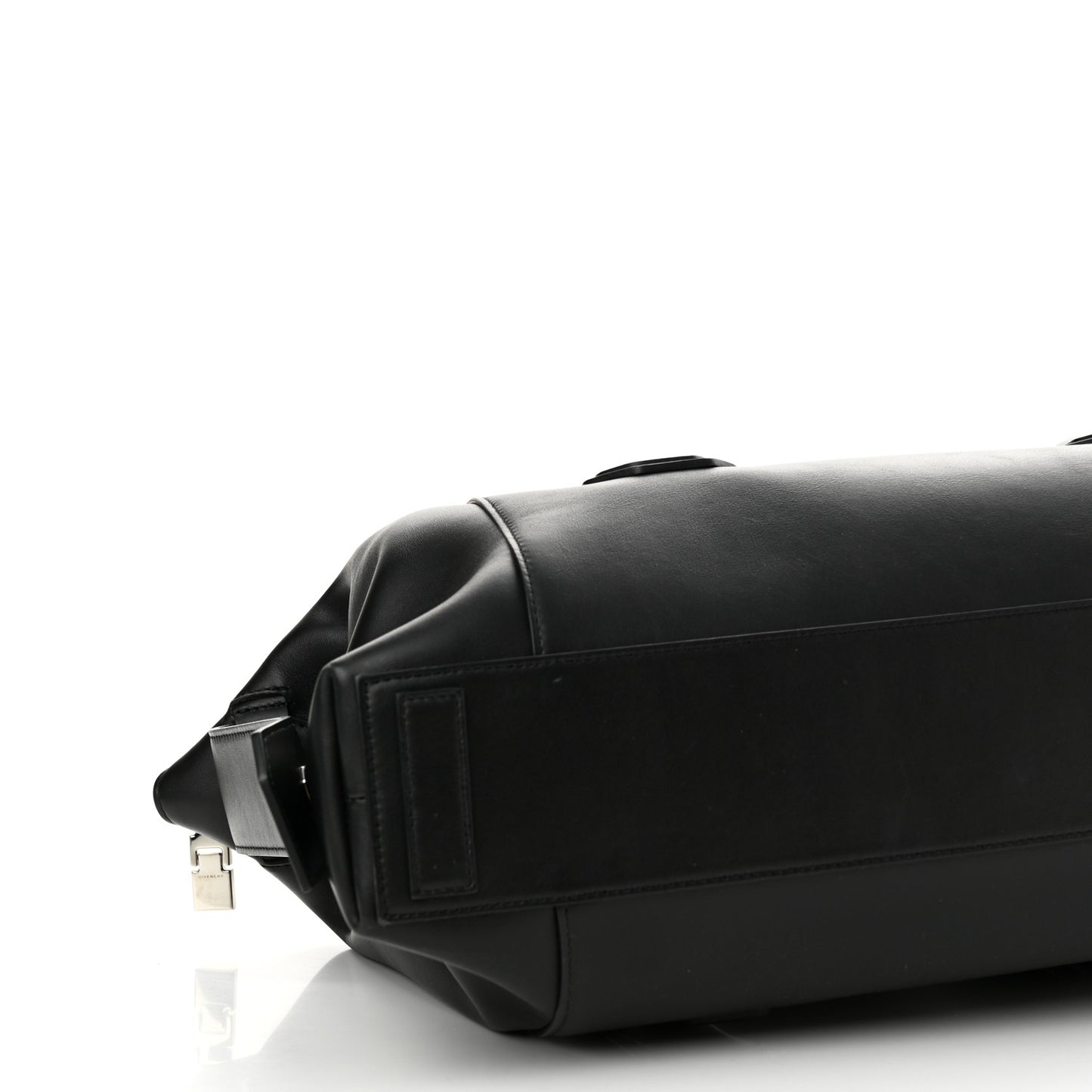 Smooth Calfskin Medium Antigona Lock Duffle Bag Black