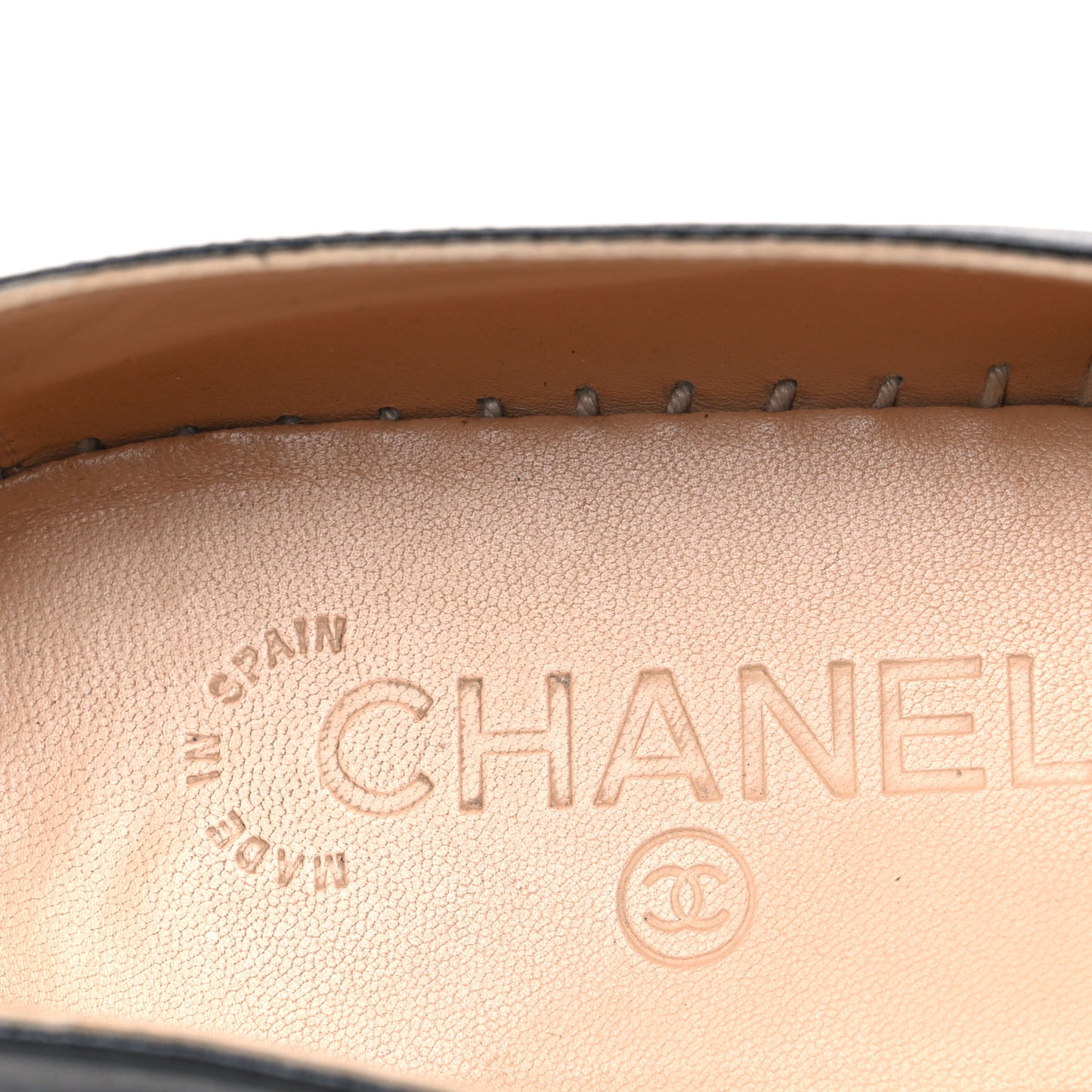 Lambskin CC Espadrilles 40 Black