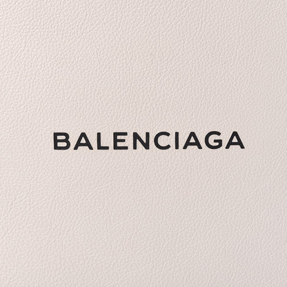 Balenciaga Calfskin Medium Logo North South Shopping Tote White 10 of 10