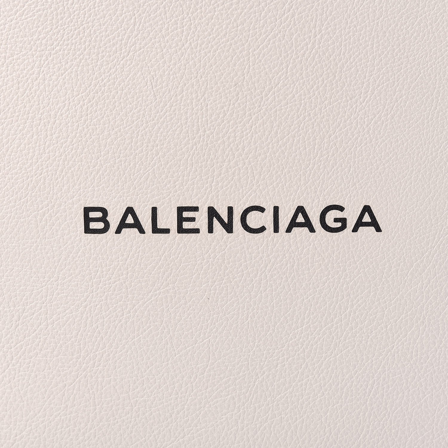 Balenciaga Calfskin Medium Logo North South Shopping Tote White 10 of 12