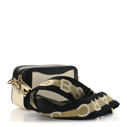 Marc Jacobs Saffiano Small Snapshot Camera Bag New Cloud White Multicolor 3 of 10