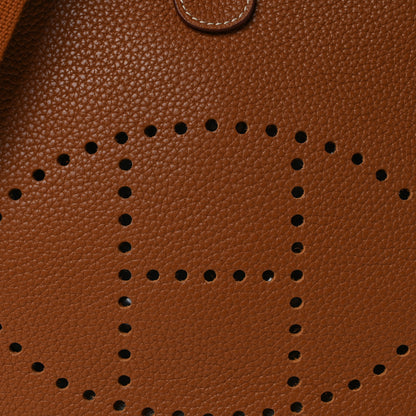 Hermes Taurillon Clemence Evelyne III PM Gold 8 of 13