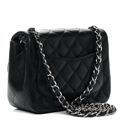 Chanel Lambskin Quilted Mini Square Flap Black 3 of 9
