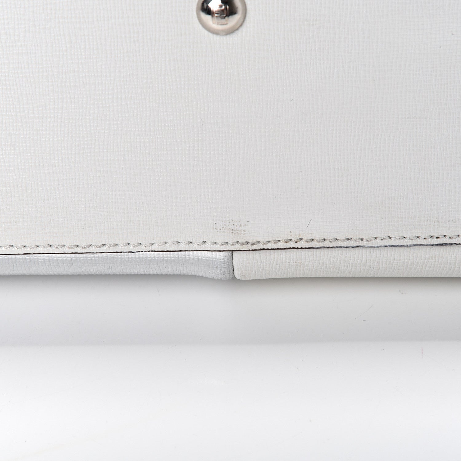 Fendi Vitello Elite Bi-Color Large 3Jours Tote Argento White 12 of 16