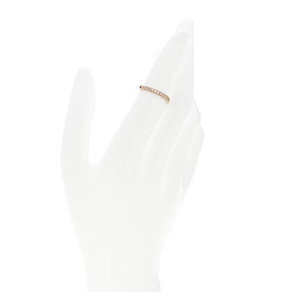 Tiffany 18K Rose Gold Diamond Metro Band Ring 49 4.75 2 of 4