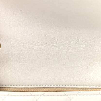 Chanel Lambskin Quilted Mini Romance Square Flap White 10 of 19