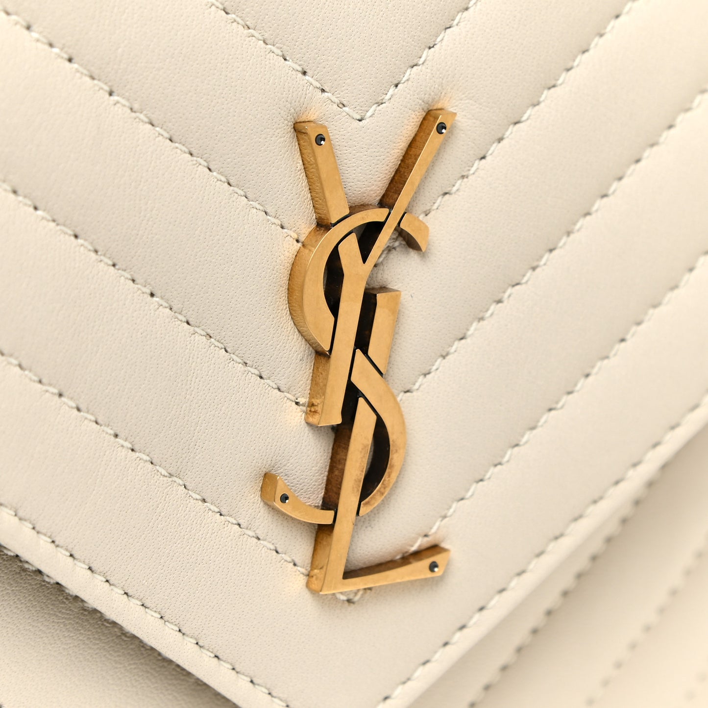 Lambskin Matelasse Monogram Joe Backpack Cream