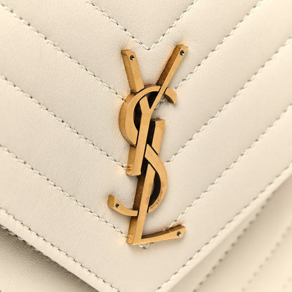 Saint Laurent Lambskin Matelasse Monogram Joe Backpack Cream 12 of 12