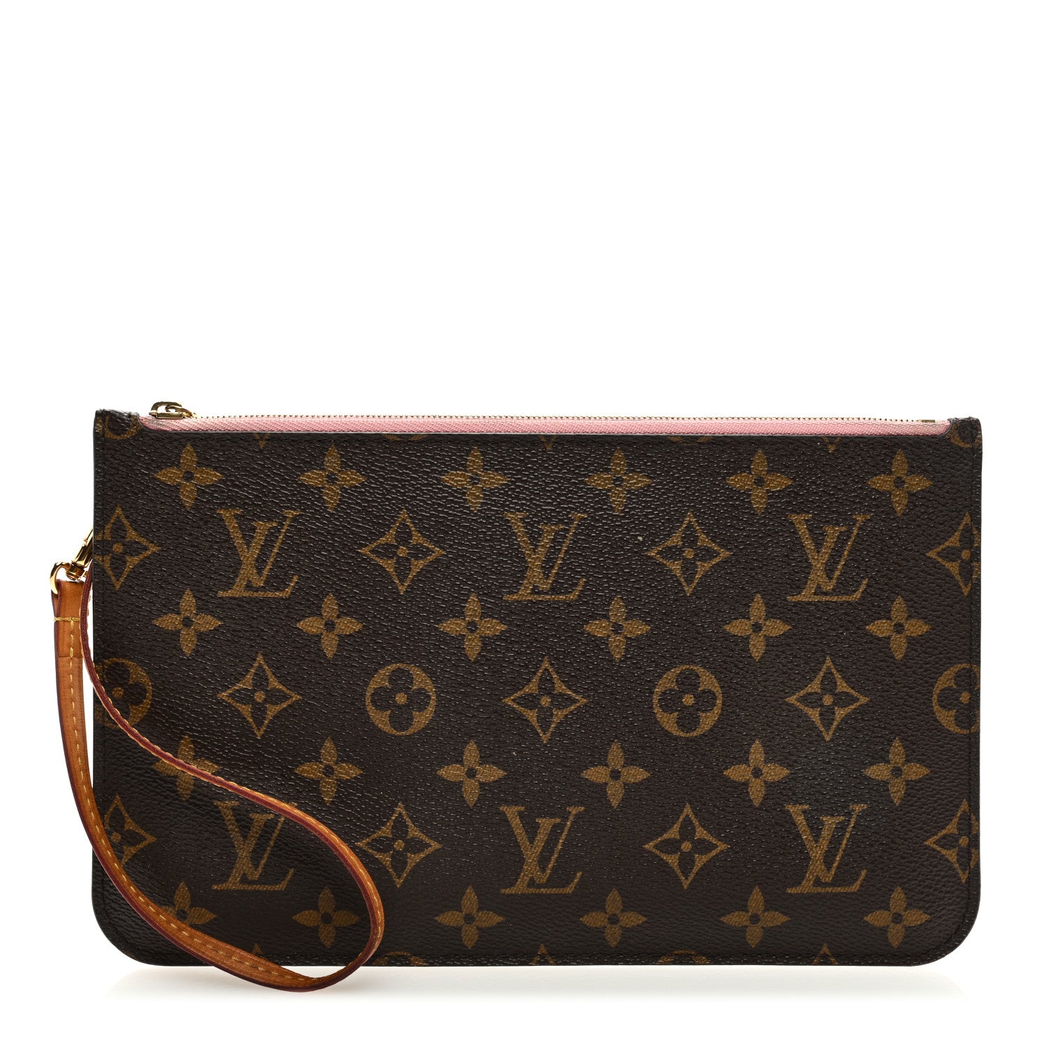Louis Vuitton Monogram Neverfull MM GM Pochette Rose Ballerine 1 of 6