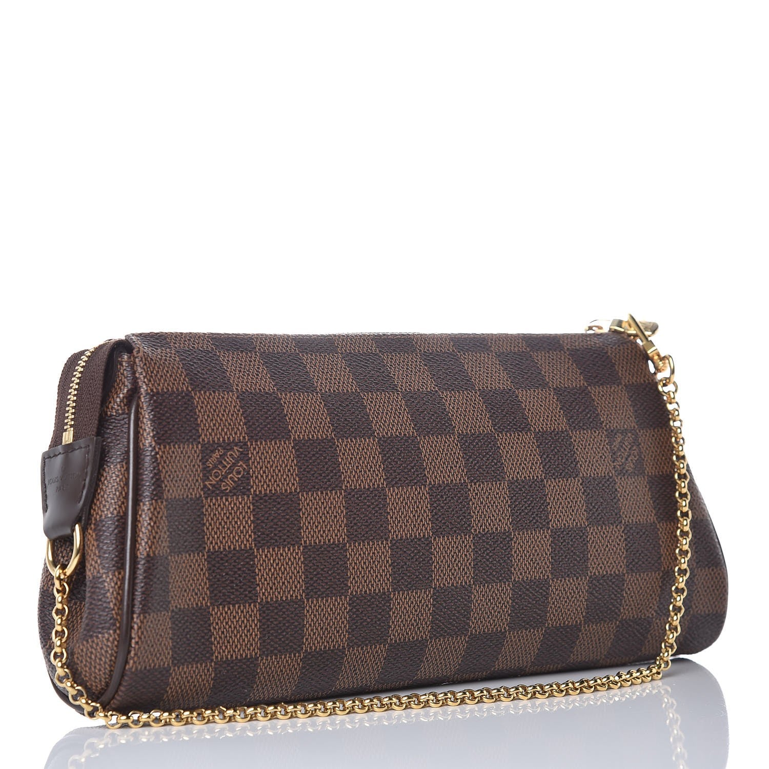 Louis Vuitton Damier Ebene Eva Clutch 3 of 7