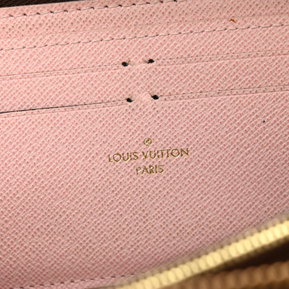 Louis Vuitton Monogram Clemence Wallet Rose Ballerine 7 of 15