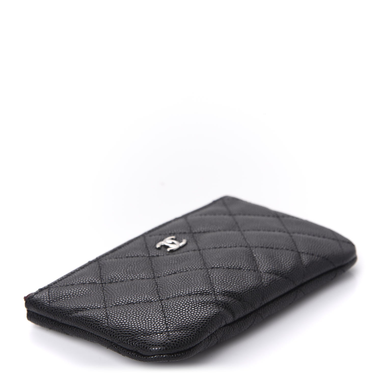 Chanel Caviar Quilted Small Cosmetic Case Black 4 of 8