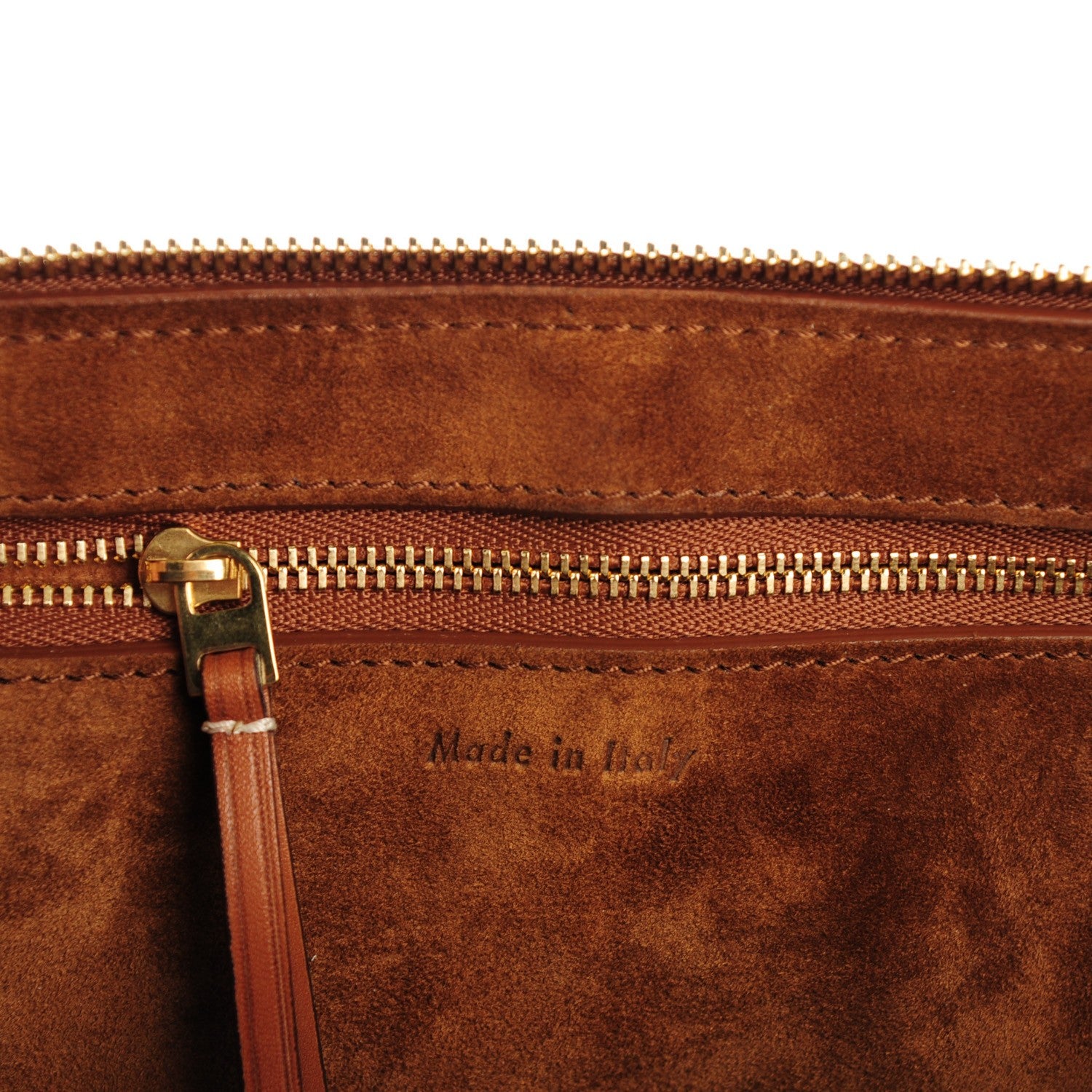 Celine Natural Calfskin Medium Edge Shoulder Bag Tan 6 of 7