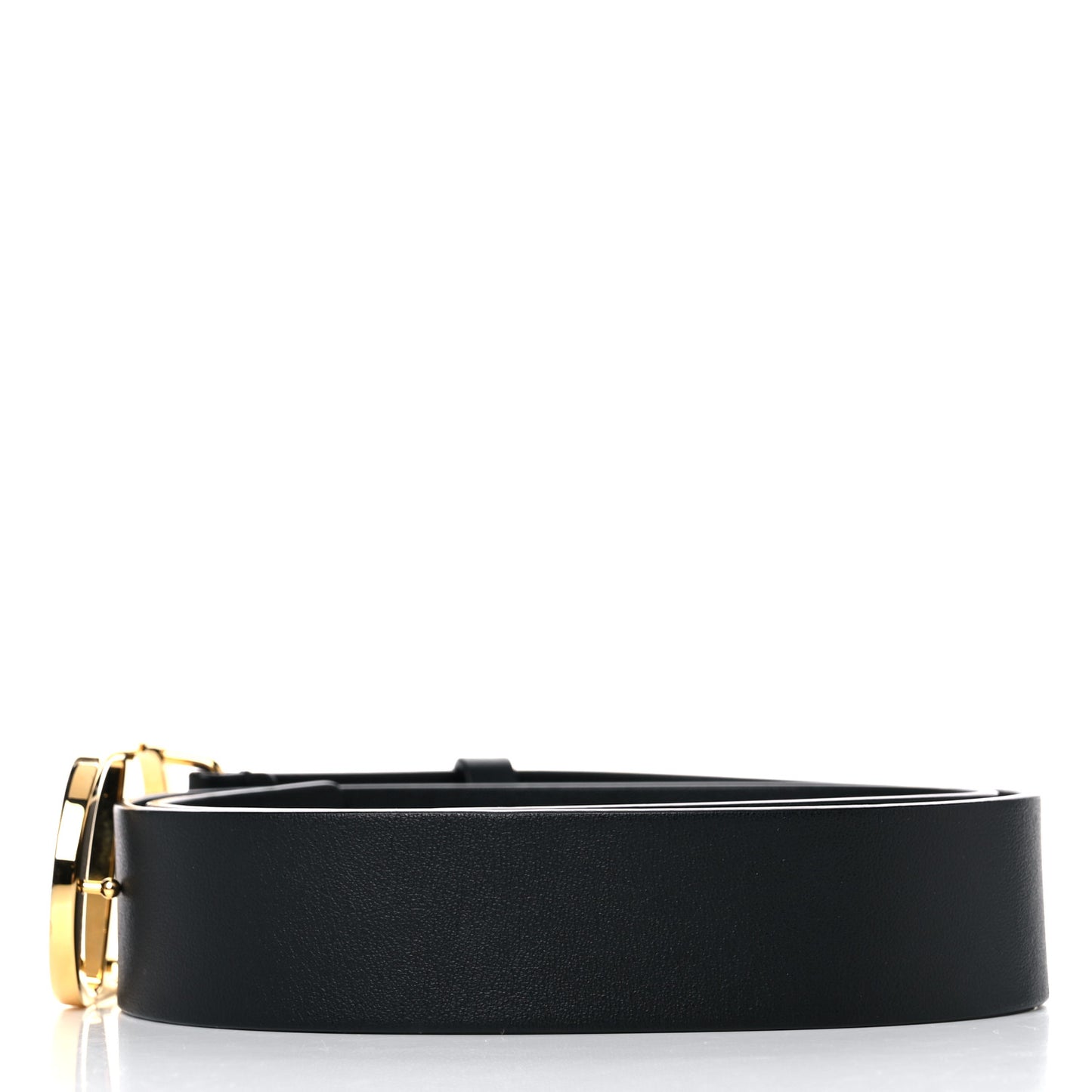 Calfskin CD Belt 75 Black