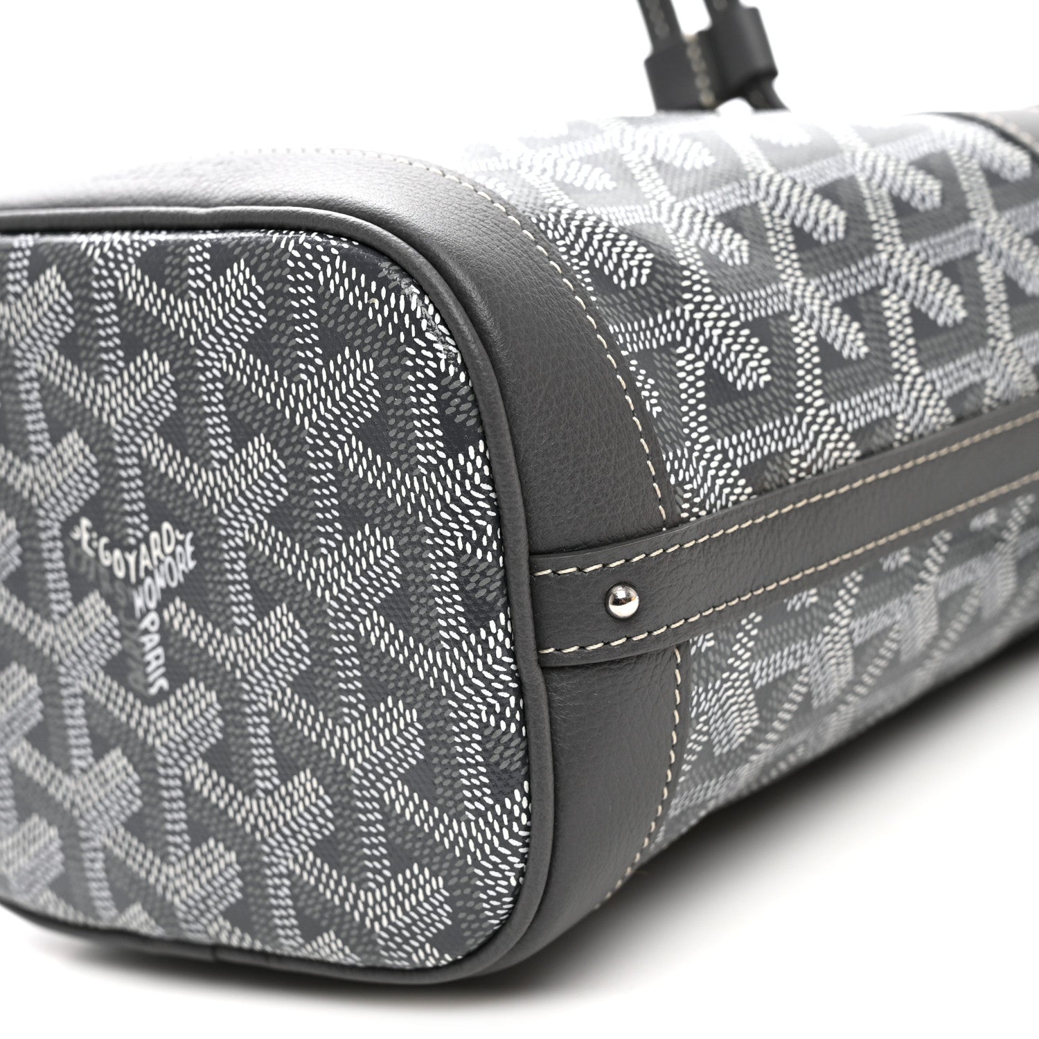 Goyard Goyardine Petit Flot Mini Bucket Bag Grey 10 of 10